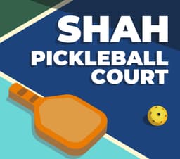 Shah Pickleball Court logo